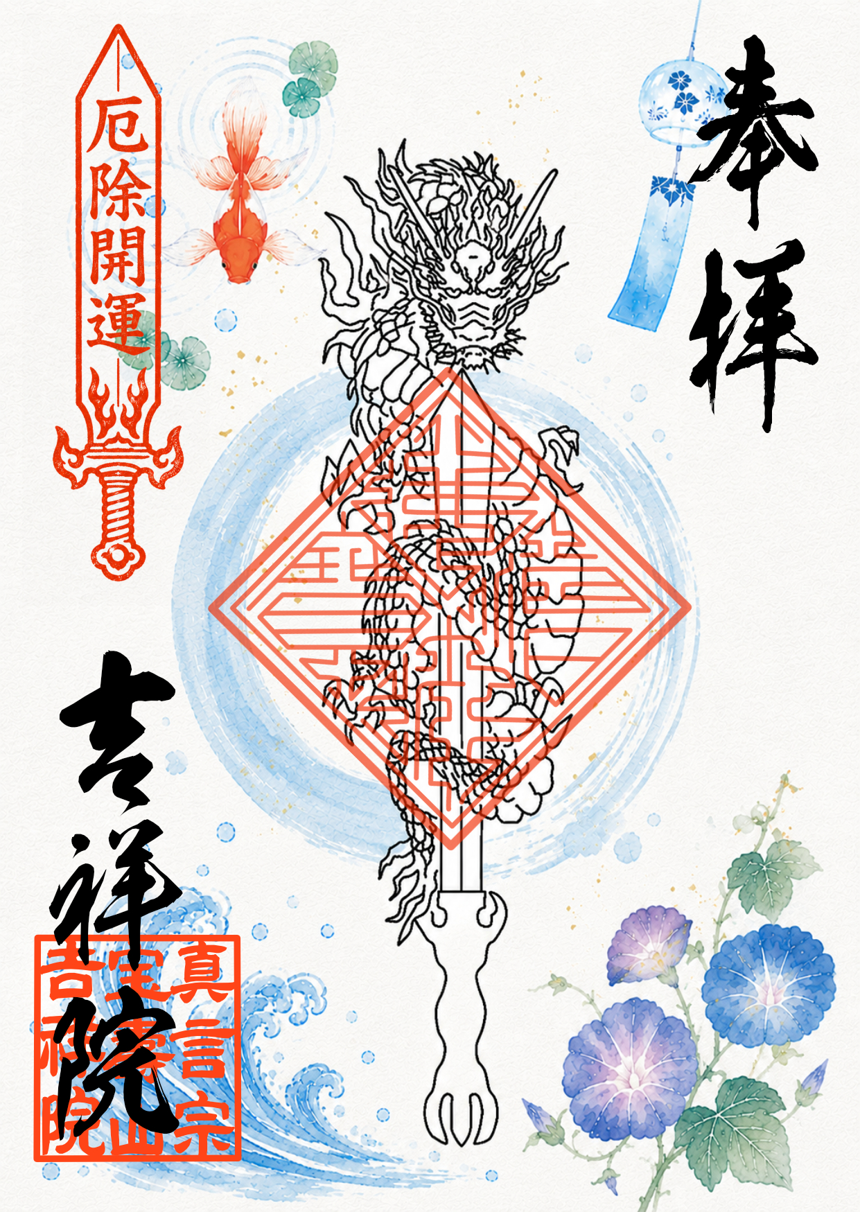 夏朱印―7ｰ8月